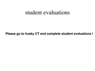 Complete Student Evaluations at Husky CT and Explore Prokaryote Phylogenetic Structures