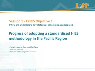 Pacific Region Progress in Adopting Standardised HIES Methodology