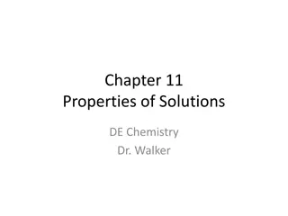 Understanding Solution Composition in Chemistry: Properties and Measurements