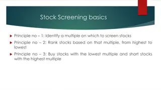 Stock Screening Strategies and Perils - A Comprehensive Guide