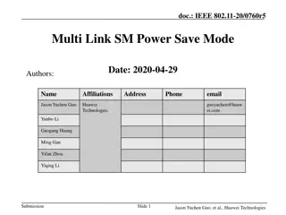 Optimizing Power Consumption in IEEE 802.11 Multi-Link SM Mode