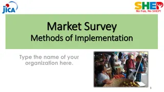 Innovative Farmer-led Market Survey Implementation