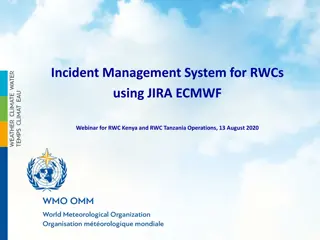 Incident Management System for RWCs using JIRA - Workflow and Process Details