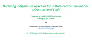 Nurturing Indigenous Capacities for Culture-Centric Innovations