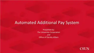 Automated Additional Pay System Overview