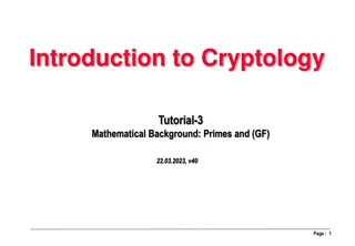 Cryptology Tutorial: Understanding Primes and Generating Large Numbers