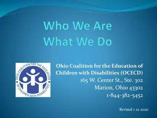 Ohio Coalition for Education of Children with Disabilities - OCECD Overview