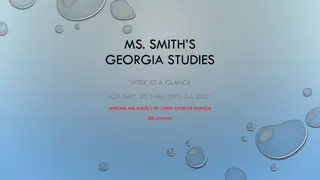 Georgia Studies Week at a Glance: Sept 20-24, 2021 | Lessons & Activities