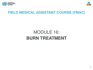 Tactical Field Medical Training: Burn Treatment Guidelines