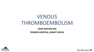 Understanding Venous Thromboembolism in Orthopedic Patients