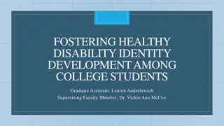 Empowering College Students with Disabilities through Identity Development
