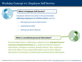Understanding Workday Employee Self Service and Manager Self Service