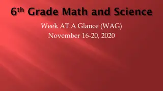 Key Learning Targets and Activities for Week of November 16-20, 2020