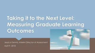 Measuring Graduate Learning Outcomes and Assessment Strategies