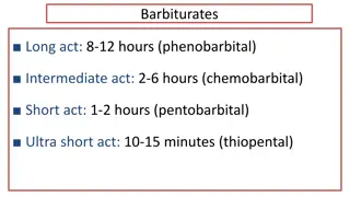 Understanding Barbiturates, Thiopental, and Ketamine: An Overview