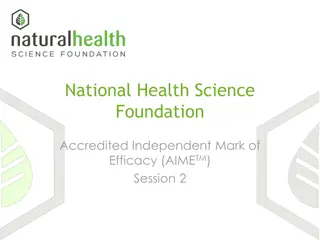 Independent Mark of Efficacy: AIME Service Overview