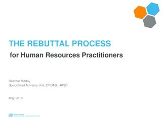 Rebuttal Process for Human Resources Practitioners: Key Guidelines and Procedures at the United Nations