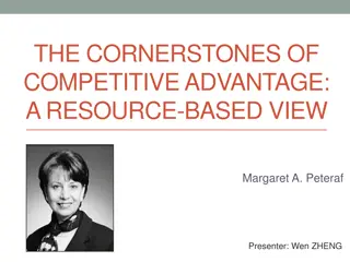 Cornerstones of Competitive Advantage: Resource-Based View