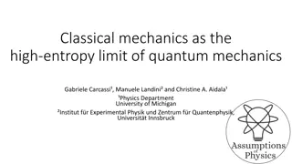 Limit of Quantum Mechanics: Classical Mechanics in High Entropy