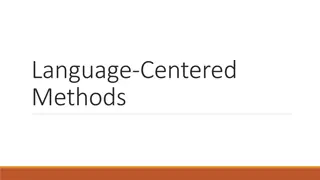 Evolution of Language Teaching Methods and Theories