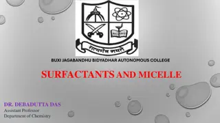 Structure and Applications of Surfactants and Micelles in Chemistry