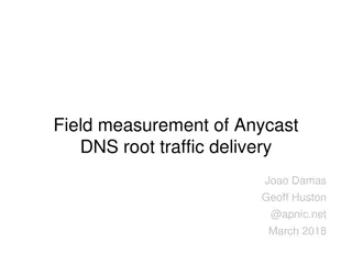 Insight into Anycast DNS Traffic Delivery Experiment