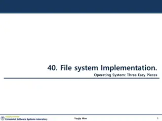 In-depth Exploration of File System Implementation and Organization