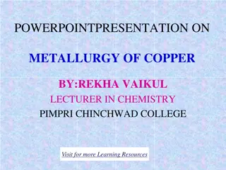Copper Metallurgy Insights: Extraction Methods and Occurrence Revealed