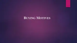 Understanding Buying Motives in Consumer Behavior