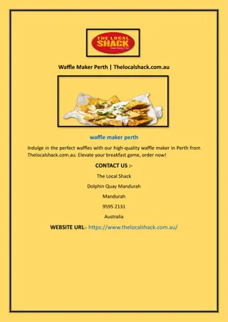 Waffle Maker Perth | Thelocalshack.com.au