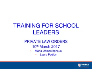 Understanding Parental Responsibility and Private Law Orders in School Settings