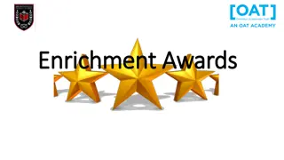 Yearly Enrichment Awards Highlights