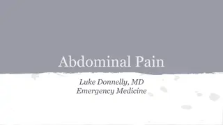 Emergency Medicine Approach to Abdominal Pain Evaluation