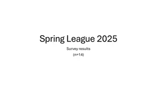 Insights from Spring League 2025 Survey Results: Feedback and Recommendations