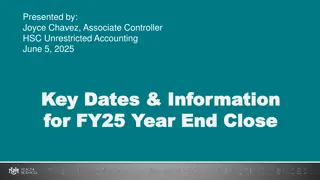 Meeting Key Deadlines for FY25 Year-End Close