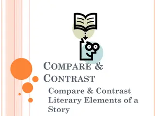 Literary Elements Comparison and Contrast in Storytelling