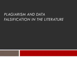 Understanding Plagiarism and Research Misconduct in Literature