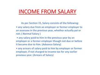 Understanding Income from Salary as per Section 15