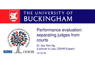 Judicial Performance Evaluation: From Algorithms to Multifaceted Measures