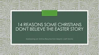 Challenging Easter Story Misconceptions with Historical Insights
