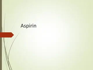 Understanding Aspirin Toxicity: Pathophysiology, Pharmacokinetics, and Treatment