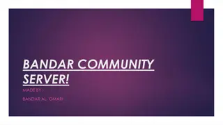 Bandar Community Server by Bandar Al-Omari - Join Today for Fun and Learning!