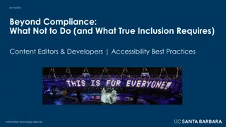 Inclusive Web Design Best Practices and Accessibility Tips for Content Editors and Developers