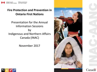 Fire Protection and Prevention Initiatives in Ontario First Nations 2017