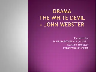 Analysis of John Webster's Play 