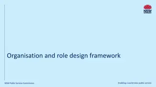 Enabling World-Class Public Service through Organisation and Role Design Framework