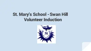 Volunteer Induction at St. Mary's School Swan Hill