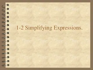 Simplify Expressions: Understanding Equations, Inequalities, and Operations