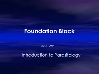 Introduction to Parasitology: Definitions, Hosts, and Classifications