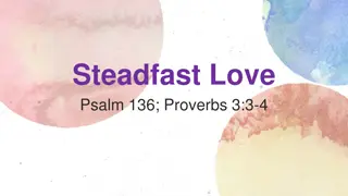 Enduring Steadfast Love in Psalm 136 and Proverbs 3:3-4